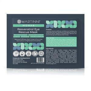 (2) Martinni Resveratrol Eye Rescue Mask